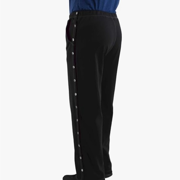 Tear away post surgical L snap-pants poly pockets - Picture 3 of 7